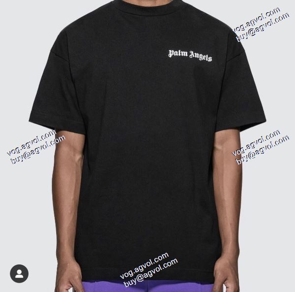 モデル大絶賛? Palm Angels 梵字プリントドルマン半袖Tシャツ 2020秋冬 半袖Tシャツ パーム エンジェルス ブランド コピー 2色可選